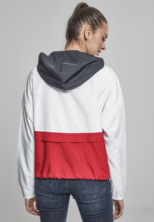 Actual product image Urban Classics Ladies 3-Tone Oversize Windbreaker (S)