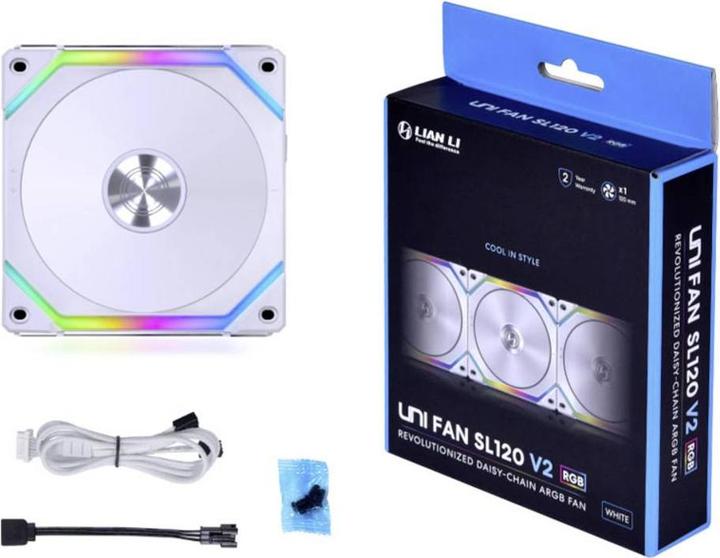 Actual product image Lian-Li Uni Fan SL120 V2 ARGB (120 mm, 1 x)
