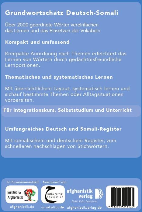 Produktbild Somali Grundwortschatz. Deutsch-Somali praktisches Basiswörterschatz (Deutsch, Noor Nazrabi, 2016)