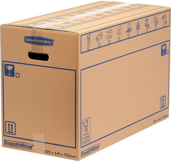Actual product image Bankers Box 10 SmoothMove Standard moving boxes 70.5 x 45.0 x 33.0 cm (10 x)