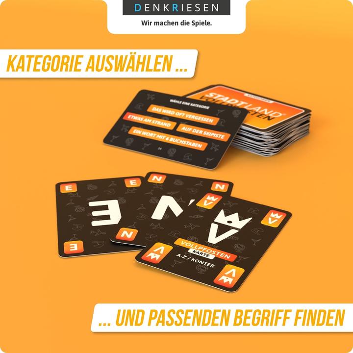 Image du produit Denkriesen - VILLE TERRE A TERRE® - Le jeu de cartes - URLAUB EDITION - "La mer en tête. (Allemand)