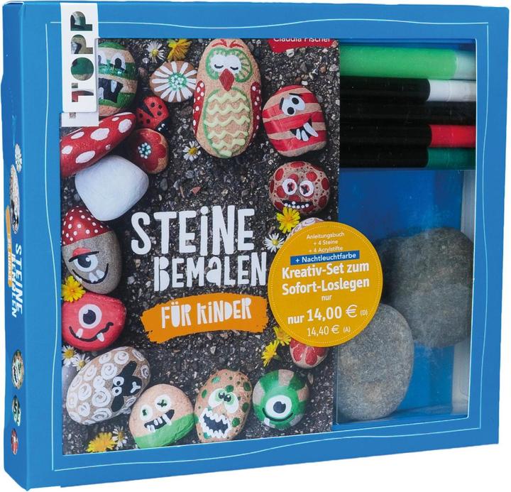 Topp Kreativ-Set- Steine bemalen