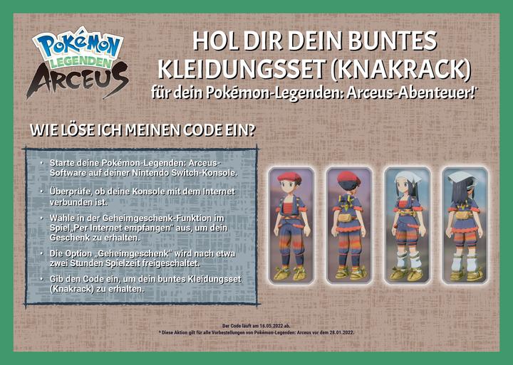 Actual product image Nintendo Pokémon Legends: Arceus (Switch, Multilingual)