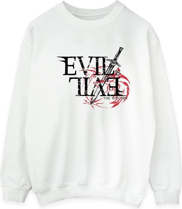 Netflix The Witcher Evil Is Evil Sweatshirt (XL)