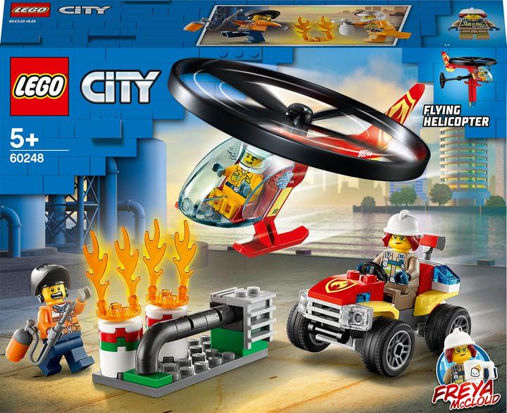 Immagine prodotto LEGO Operazione con l'elicottero dei vigili del fuoco (60248, LEGO City)