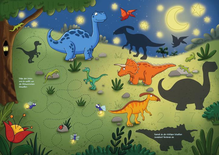 Image du produit Rätseln & Lernen - Dinos (Allemand, Melanie Kraft, Klara Kamlah, 2023)