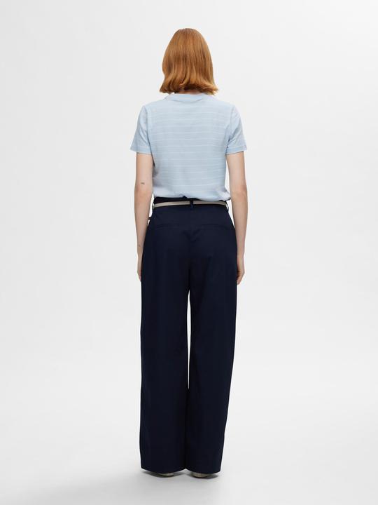 Produktbild Selected Femme Gestreiftes Baumwoll T-Shirt (L)