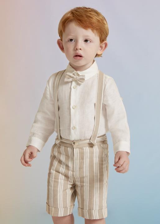 Abel & Lula Baby Tauf-Set Leinen (80)