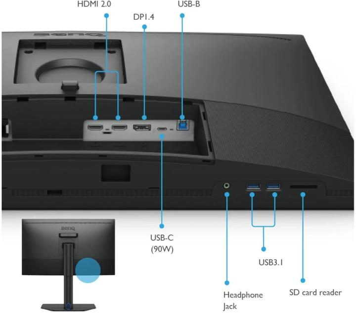Immagine prodotto BenQ PhotoVue SW272U (3840 x 2160 pixel, 27")