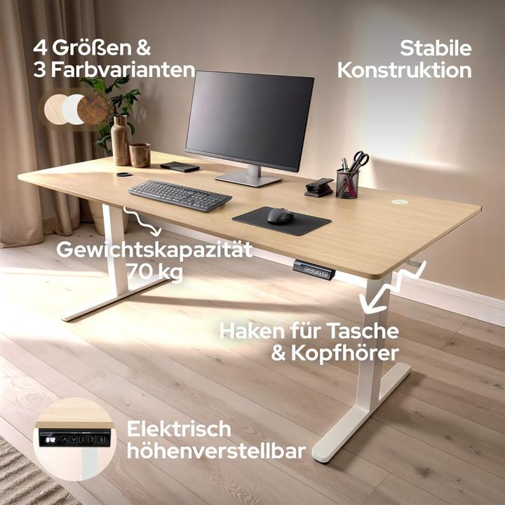 Actual product image Arebos Schreibtisch (180 x 80 x 72 cm)