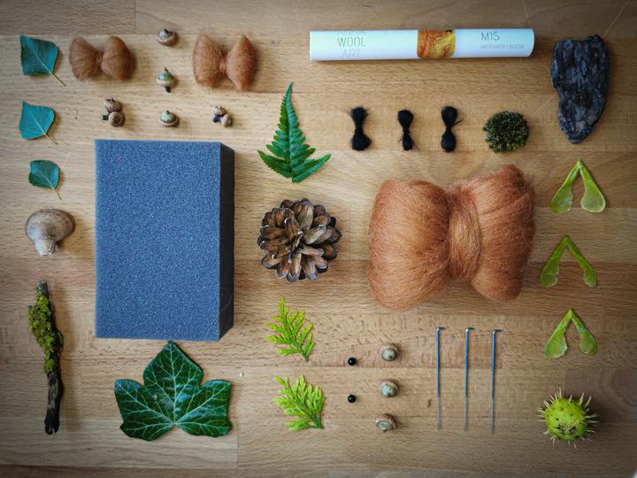 Image du produit Agna Wool Ours - Kit de bricolage en feutre