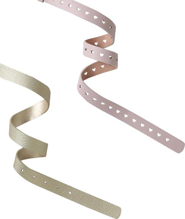 Image du produit Vertbaudet 2er-Pack Mädchen Gürtel mit Herzen (110)