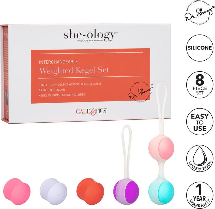 Actual product image CalExotics She-ology® Interchangeable Weighted Cone Set