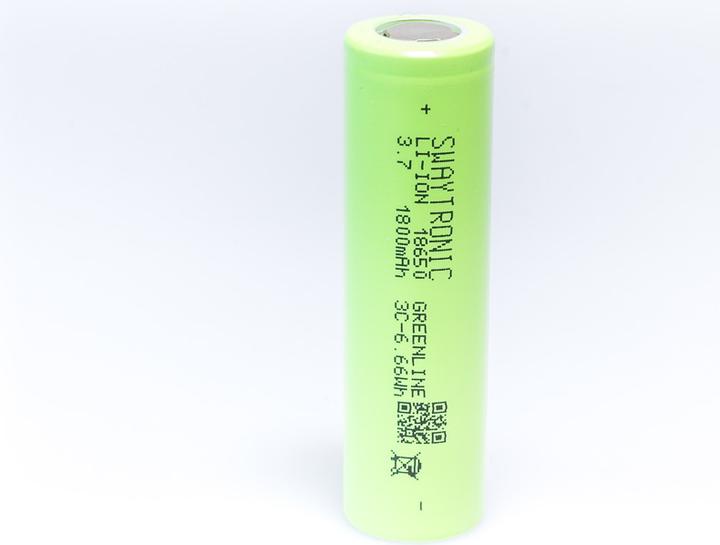 Produktbild Swaytronic Li-Ion 18650 1S 3.7V 1800mAh 3C (1800 mAh)