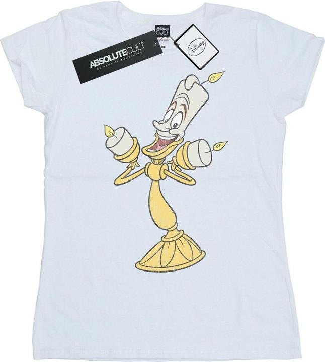 Produktbild Disney Beauty And The Beast Lumiere Distressed TShirt (S)