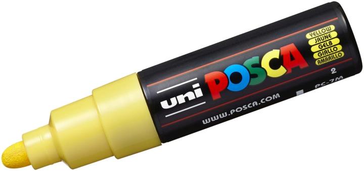 Actual product image Posca Medium marker PC-7M (Yellow, 5.50 mm, 1 x)