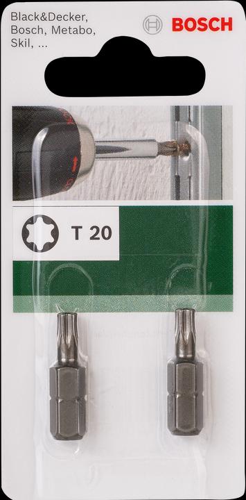 Actual product image Bosch Zubehör Screwdriver bit Standard T (T 20)