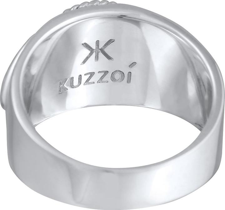 Immagine prodotto Kuzzoi Anello Uomo Signet Ring Turchese Howlite Argento 925 (64, 925 Argento)