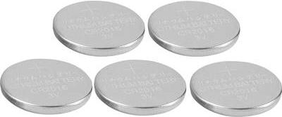 Actual product image Conrad energy energy button cell CR 2016 Lithium 80 mAh 3 V 5 pcs. (5 pcs., CR2016, 80 mAh)