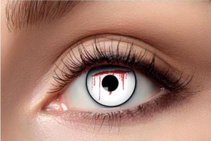 Produktbild Bach Optic Vampir Kontaktlinsen (Rot, Weiss)
