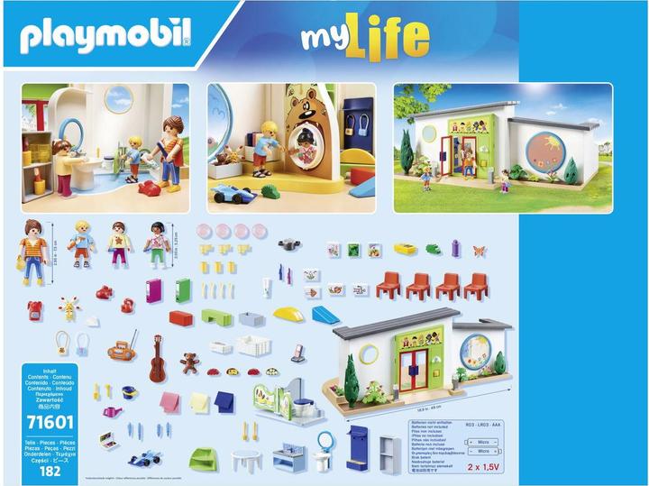 Actual product image Playmobil 71601 Day care centre 'Regenbogen' (71601, Playmobil My Life)