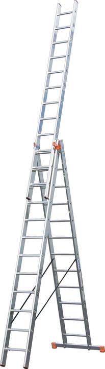 Immagine prodotto Krause Scala multiuso MONTO Tribilo in alluminio 3x 12 pioli, H: 356.0 cm (Scaletta multiuso)