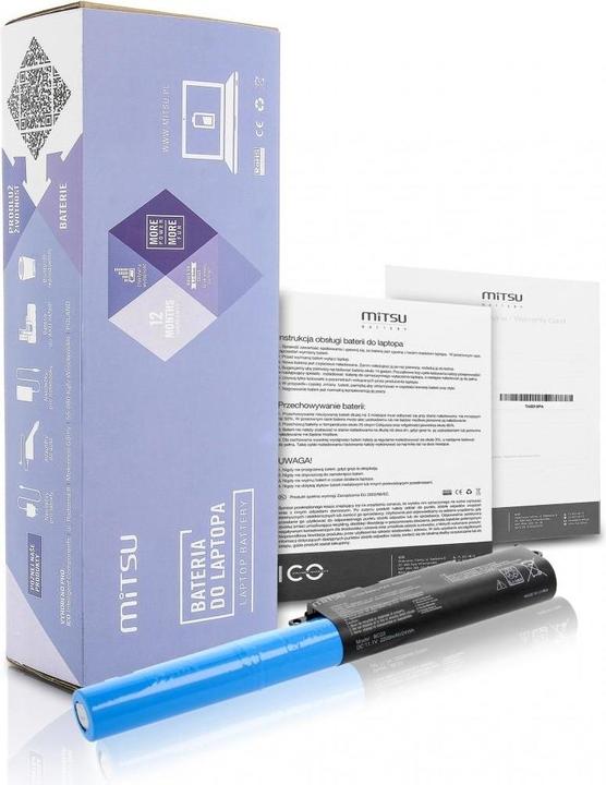 Actual product image Mitsu BATTERY BC/AS-X540 (ASUS 2200 MAH 24 WH) - Battery - Battery (3 Cells, 2200 mAh)