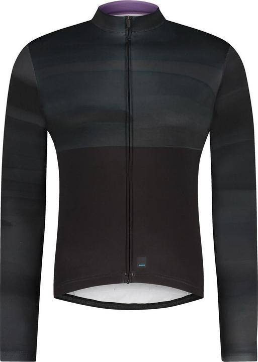 Shimano VERTEX LONG SLEEVE JERSEY Printed BLACK/GRAY LINE XL (XL)