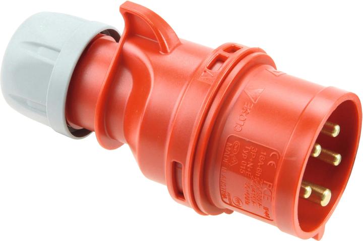 Image du produit PCE Fiche triphasée CEE Fiche Shark 400V 16A IP44 015-6