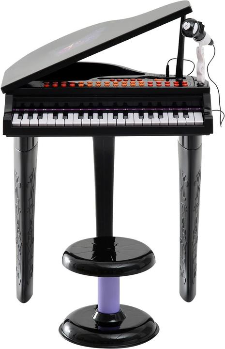 Immagine prodotto Homcom Pianoforte per bambini con microfono (Inglese, Tedesco)