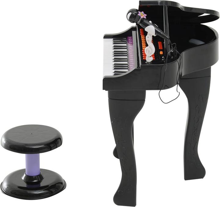 Immagine prodotto Homcom Pianoforte per bambini con microfono (Inglese, Tedesco)