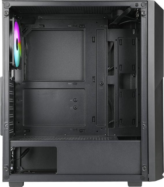 Immagine prodotto Azza Boitier Moyen Tour ATX Fighter RGB avec panneau vitré (Noir) (ATX, ITX, mATX)