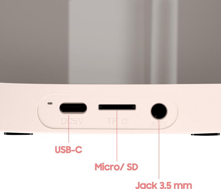 Actual product image Maxlife Bluetooth karaoke speaker MXKS-200 pink