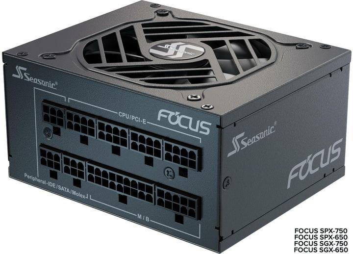 Produktbild Seasonic Netzteil 750W FOCUS-SGX-750 Modular (80+Gold) (750 W)