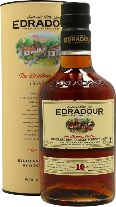 Image du produit Edradour 10 ans (Single Malt, Scotch Whisky, 1 x 70 cl)