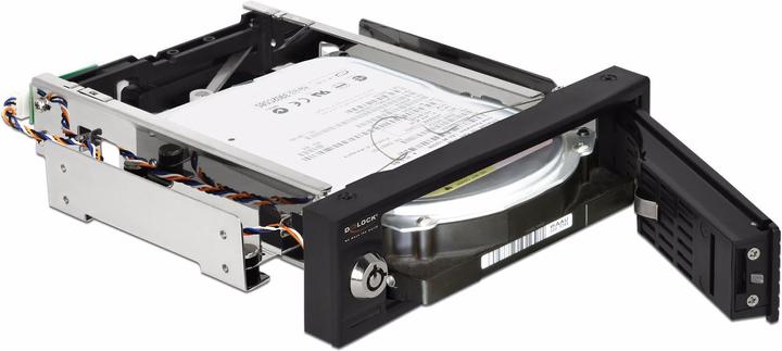 Image du produit Delock Cadre de montage 5.25 3.5 SATA HDD protégé, hot-swap