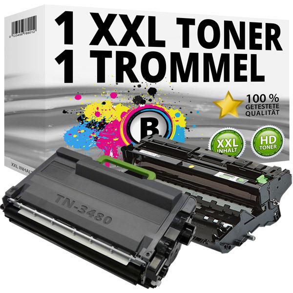 Actual product image Druckfuxx Toner + Trommel Set kompatibel Brother HL-L5000D L5100DN L5200DW L6250