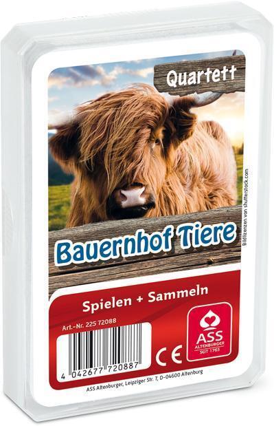 Actual product image ASS Altenburg 22572088 - Quartet - Farm Animals (DE Edition) (German)