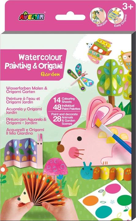 Produktbild Avenir Display Wasserfarben Malen & Origami 4x2ass (MQ8)