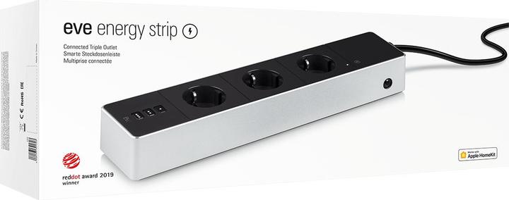 Actual product image Eve energy strip (3 x, CEE 7/3, 1.90 m)