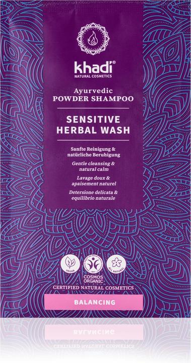 Actual product image Khadi Shampoo Sensitive Herbal Wash 50 g (Liquid shampoo)