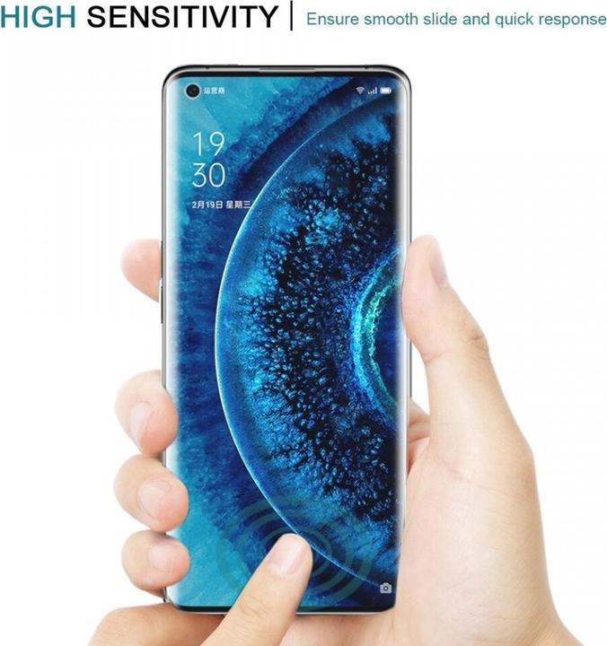 Actual product image Screenguard Oppo Find X2 Pro Protective Glass Film Case Friendly Design (1 Piece, Oppo Find X2 Pro)