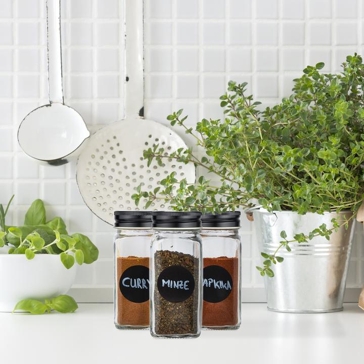 Image du produit Relaxdays Set de pots à épices (Différentes épices, Herbes aromatiques)