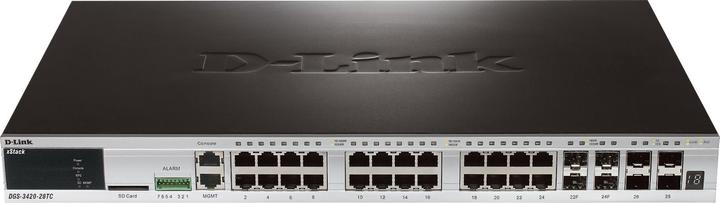Immagine prodotto D-Link DGS-3420-28TC: interruttore a 28 porte (24 Porti)