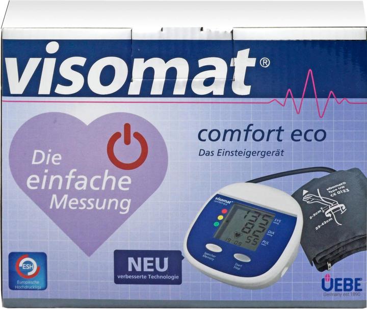 Actual product image UEBE visomat comfort eco Beginner's device for blood pressure measurement, 1 pc. Device (Blood pressure monitor upper arm)