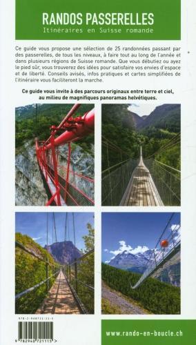 Image du produit Randos passerelles : itinéraires en Suisse romande (Français, Rouvinez Gilbert A., 2022)
