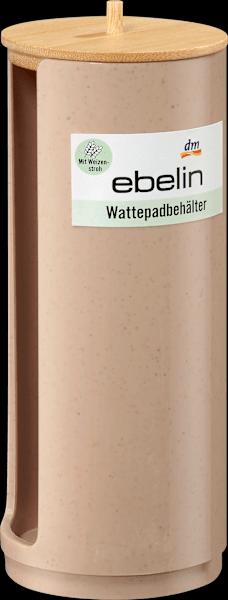 Produktbild dm ebelin Wattepadspender mit Bambusdeckel