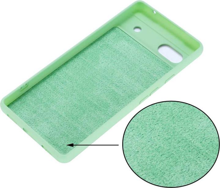 Produktbild Cover-Discount Google Pixel 7a - Silikon Gummi Hülle grün (Google Pixel 7a)