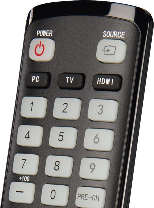 Image du produit Hama Télécommande universelle pour téléviseurs Samsung, IR, apprentissage, touches lumineuses (Télécommande universelle, Infrarouge)