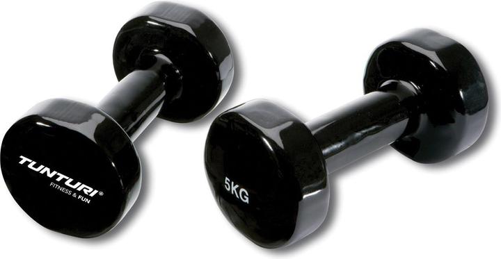 Actual product image Tunturi Vinyl Kurzhanteln (2 x 5 kg)